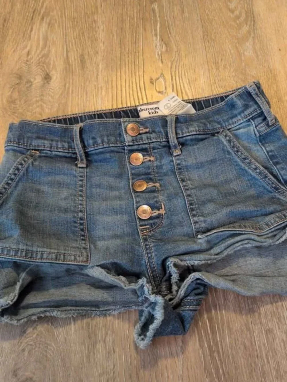 Abercrombie Kids High-Rise Shortie Shorts Size 13/14